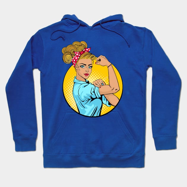 girl power Hoodie by piggydesigns